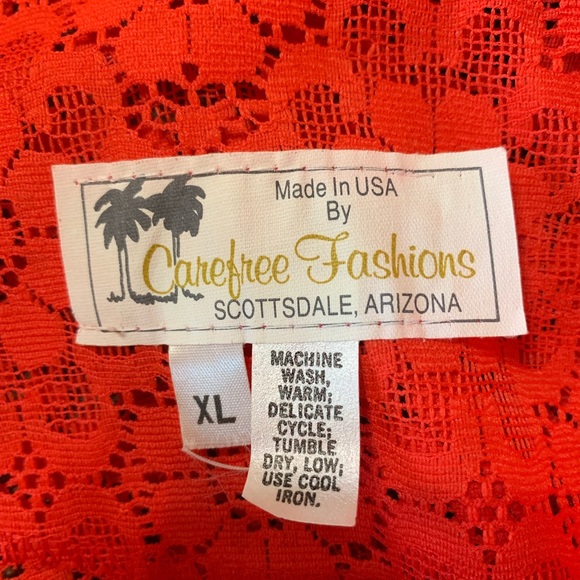 Vintage floral linen shirt - Picture 6 of 6